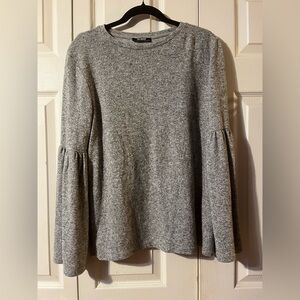Zara Trafaluc Spring Summer 2017 Bell Sleeve Shirt Size M
